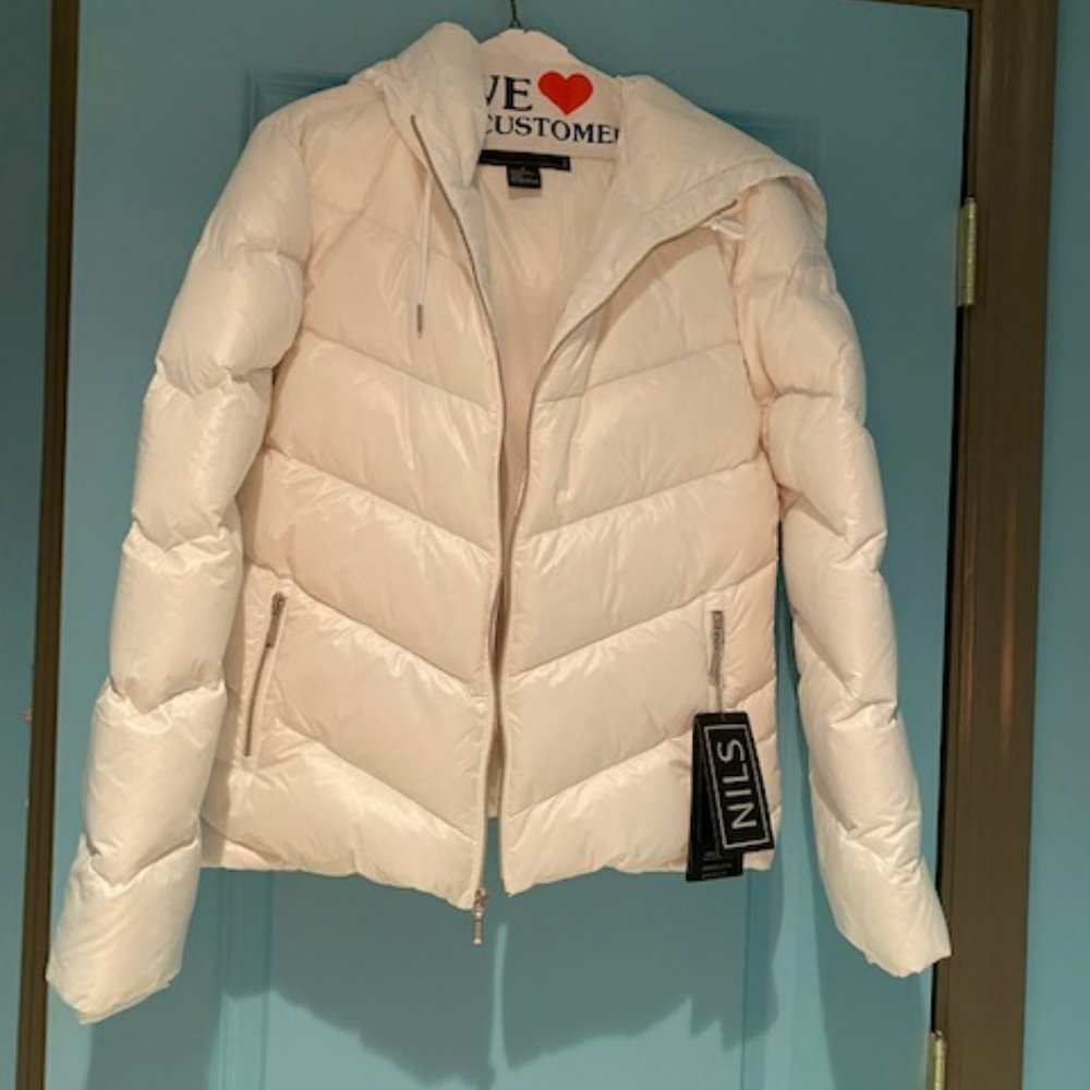 Nils white ski jacket - STUNNING with labels